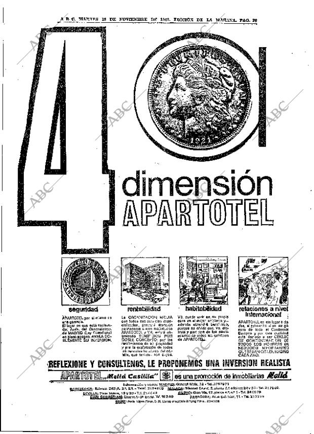ABC MADRID 18-11-1969 página 36