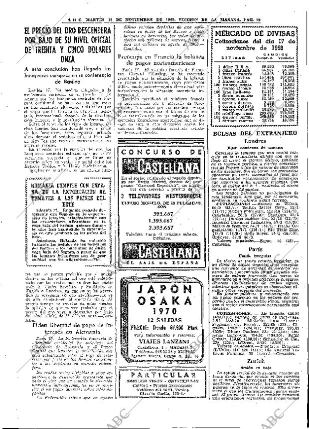 ABC MADRID 18-11-1969 página 59