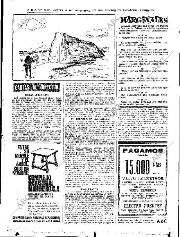 ABC SEVILLA 18-11-1969 página 45