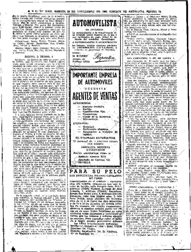 ABC SEVILLA 18-11-1969 página 62