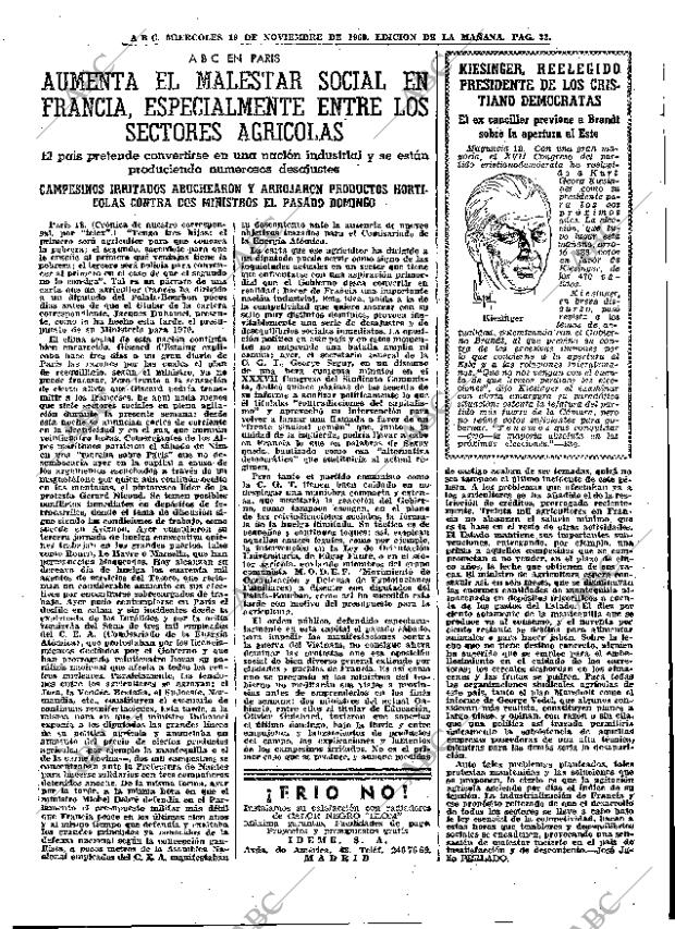 ABC MADRID 19-11-1969 página 33
