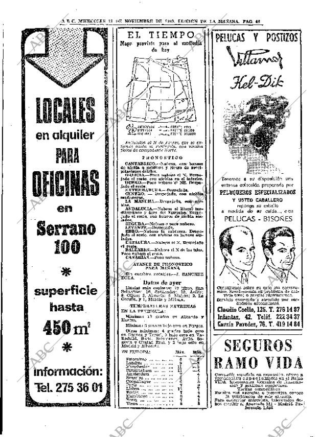 ABC MADRID 19-11-1969 página 46