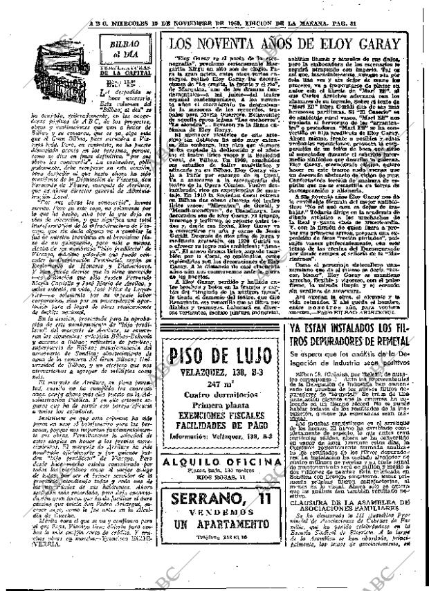 ABC MADRID 19-11-1969 página 51
