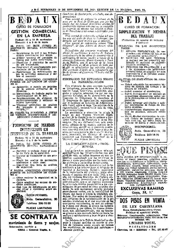 ABC MADRID 19-11-1969 página 54