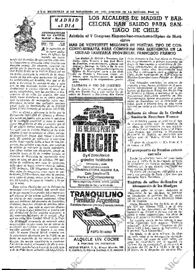 ABC MADRID 19-11-1969 página 55