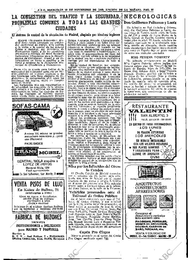ABC MADRID 19-11-1969 página 57