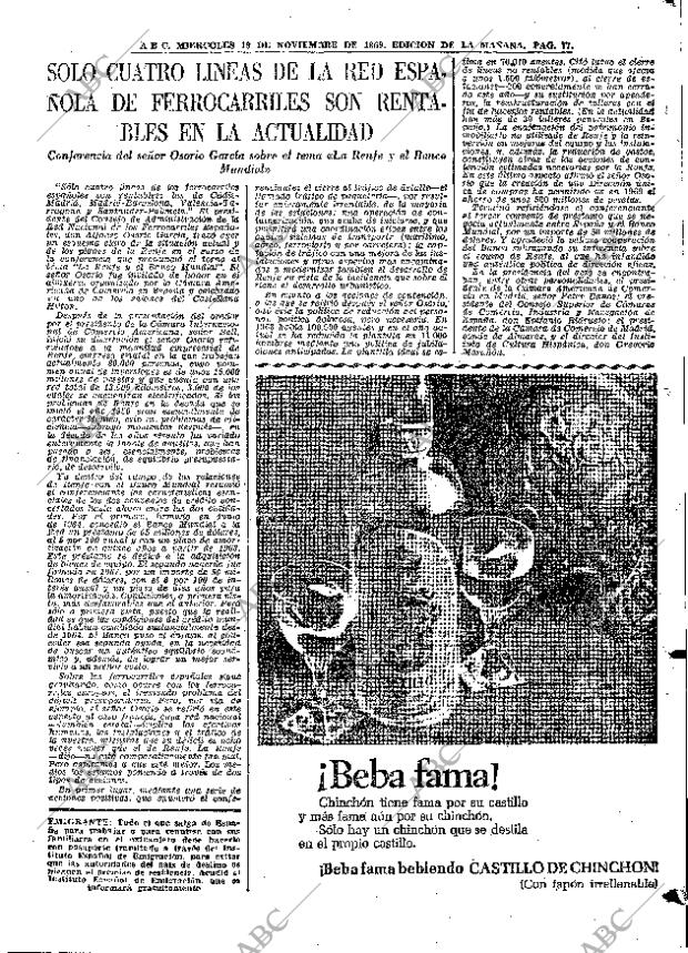 ABC MADRID 19-11-1969 página 77