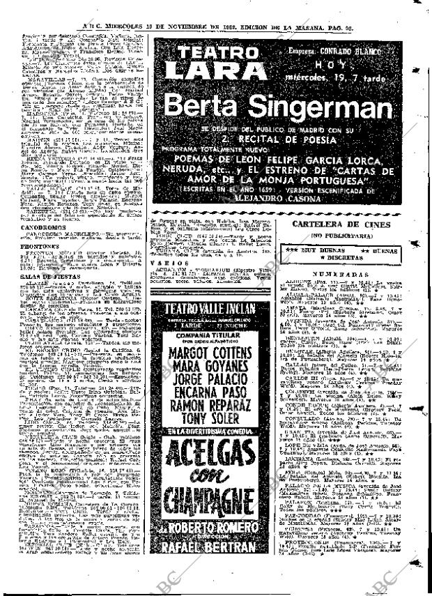 ABC MADRID 19-11-1969 página 93