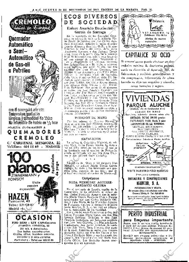 ABC MADRID 20-11-1969 página 56