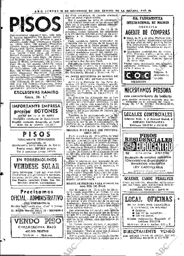 ABC MADRID 20-11-1969 página 78