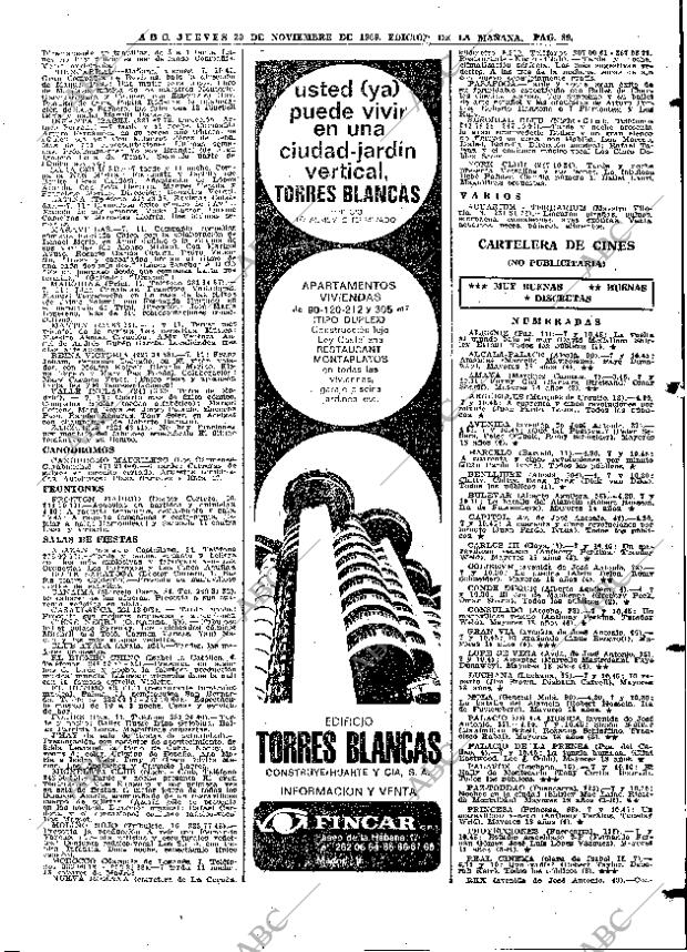 ABC MADRID 20-11-1969 página 89