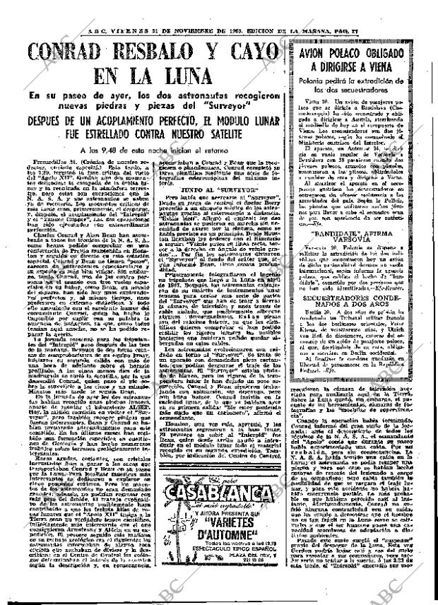 ABC MADRID 21-11-1969 página 27