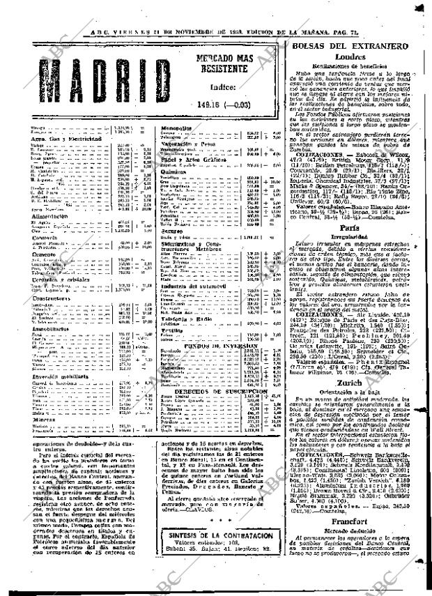 ABC MADRID 21-11-1969 página 71