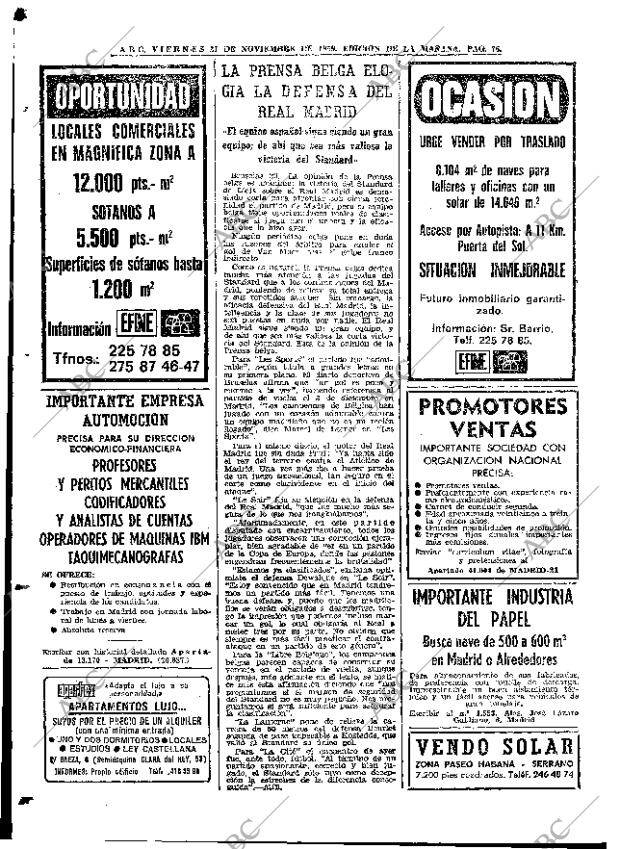 ABC MADRID 21-11-1969 página 76
