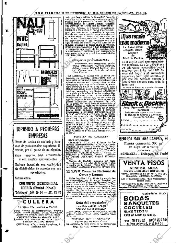 ABC MADRID 21-11-1969 página 86