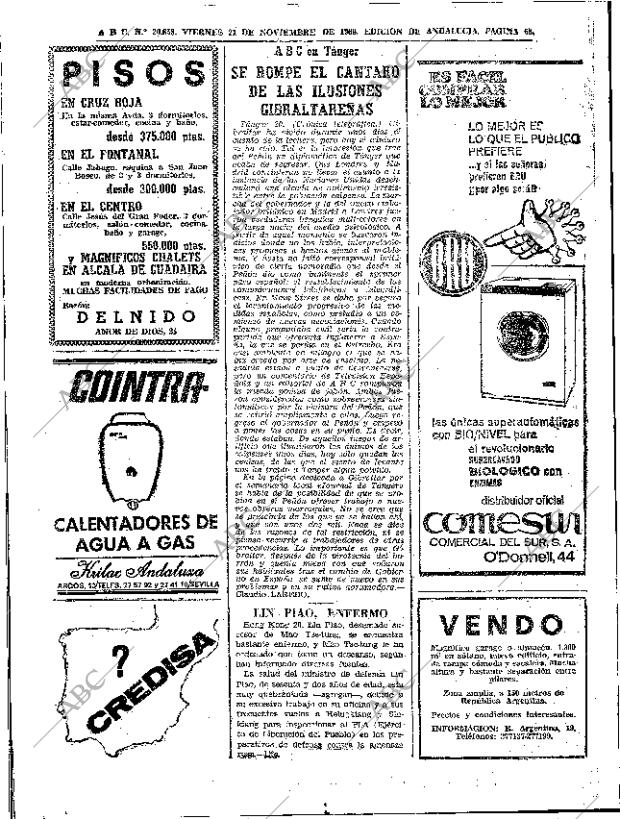 ABC SEVILLA 21-11-1969 página 64