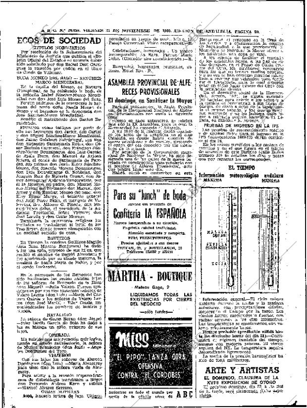 ABC SEVILLA 21-11-1969 página 86