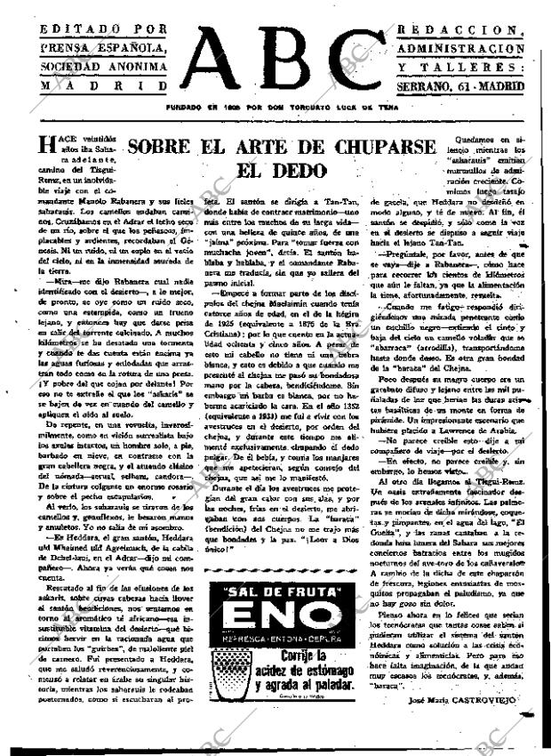 ABC MADRID 22-11-1969 página 3