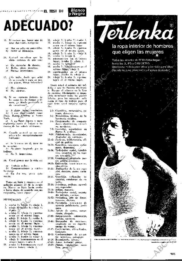 BLANCO Y NEGRO MADRID 22-11-1969 página 103
