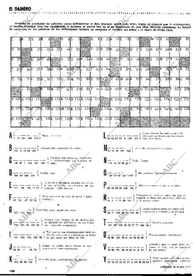 BLANCO Y NEGRO MADRID 22-11-1969 página 108