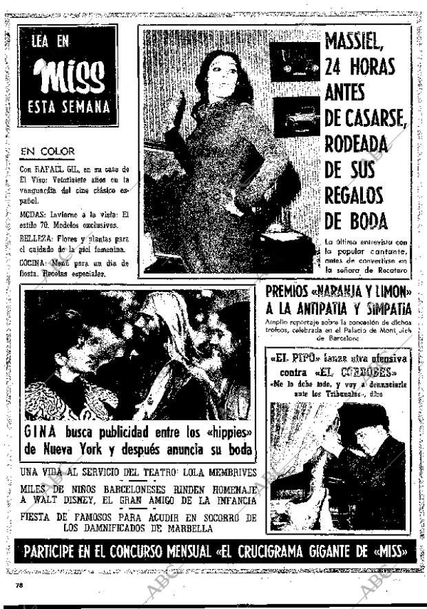 BLANCO Y NEGRO MADRID 22-11-1969 página 78