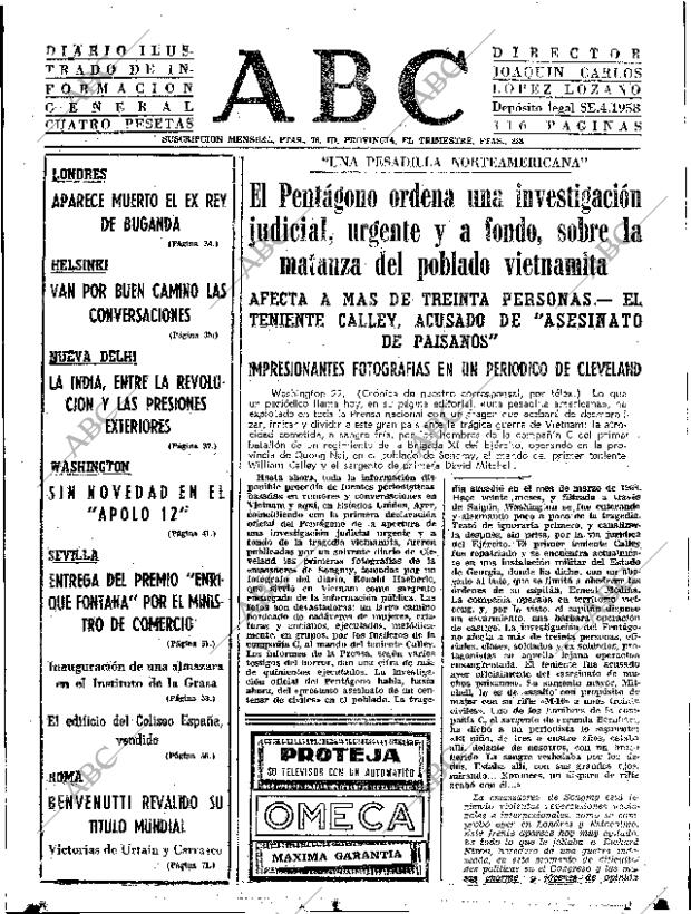 ABC SEVILLA 23-11-1969 página 31