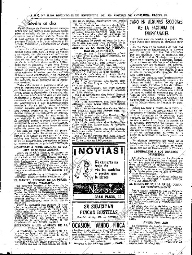 ABC SEVILLA 23-11-1969 página 57