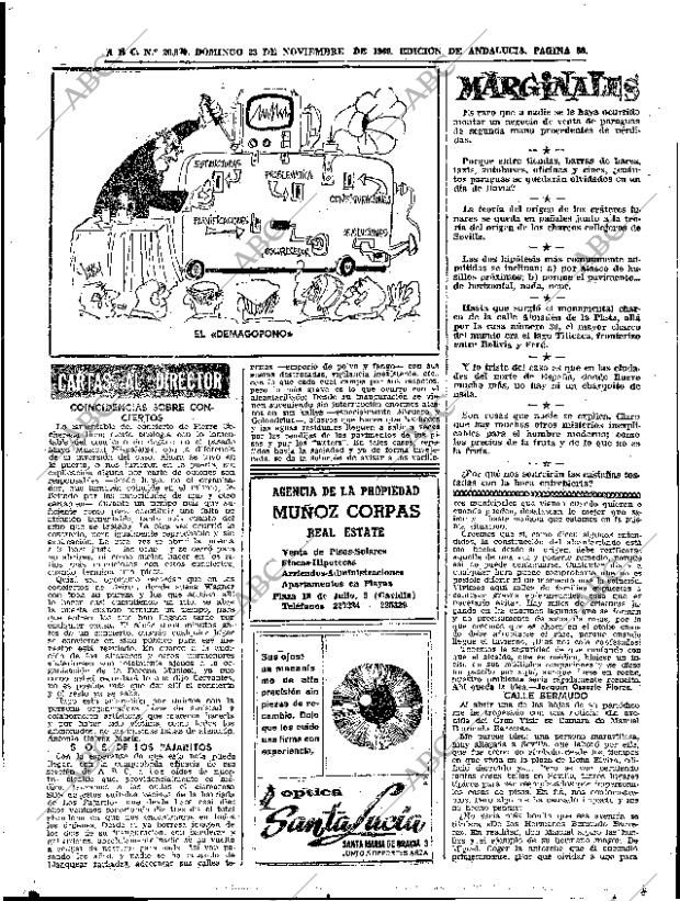 ABC SEVILLA 23-11-1969 página 59