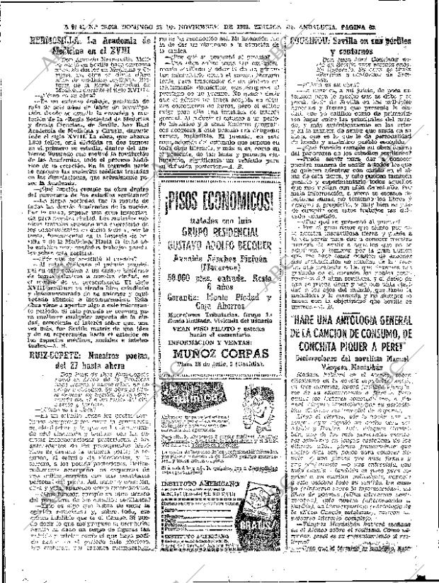 ABC SEVILLA 23-11-1969 página 62