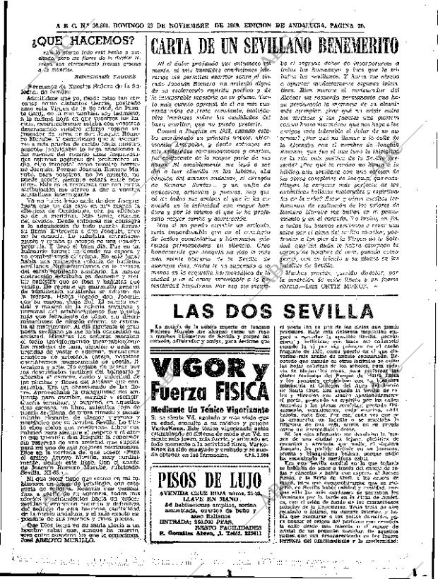 ABC SEVILLA 23-11-1969 página 79