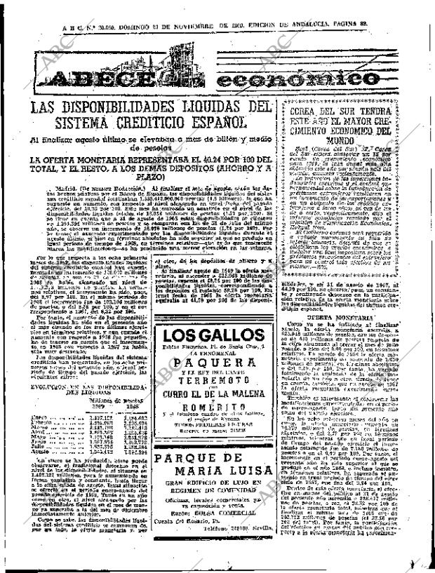 ABC SEVILLA 23-11-1969 página 89