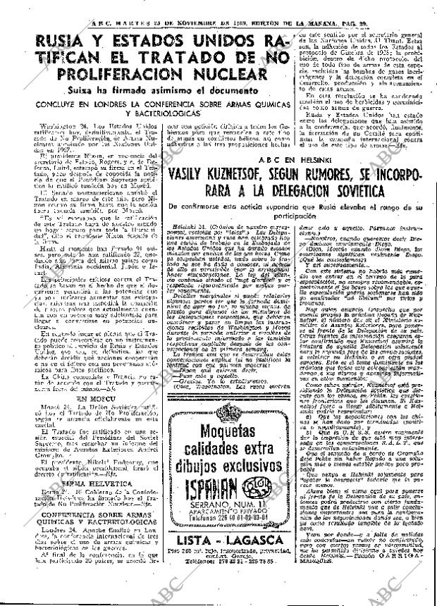 ABC MADRID 25-11-1969 página 29