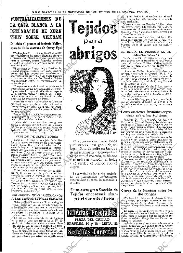 ABC MADRID 25-11-1969 página 32