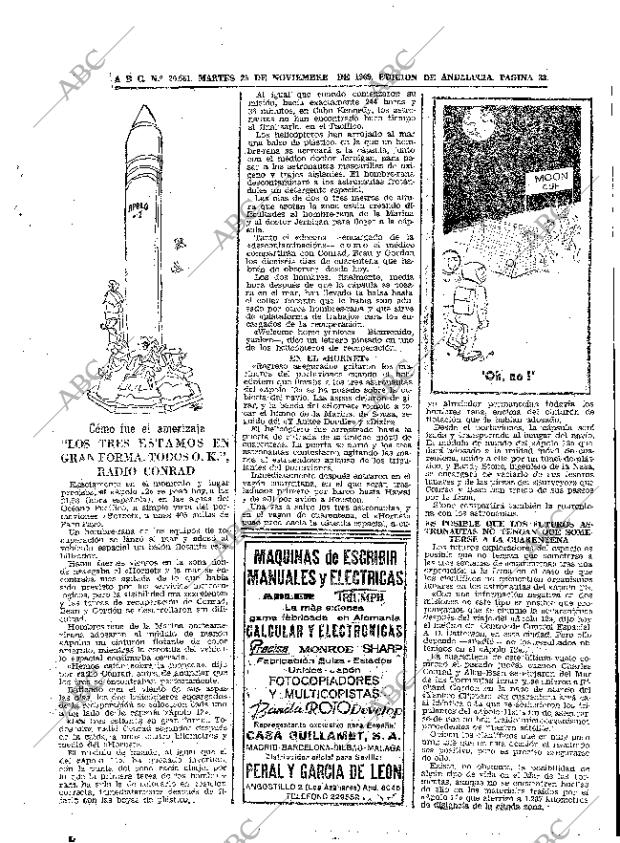 ABC SEVILLA 25-11-1969 página 33