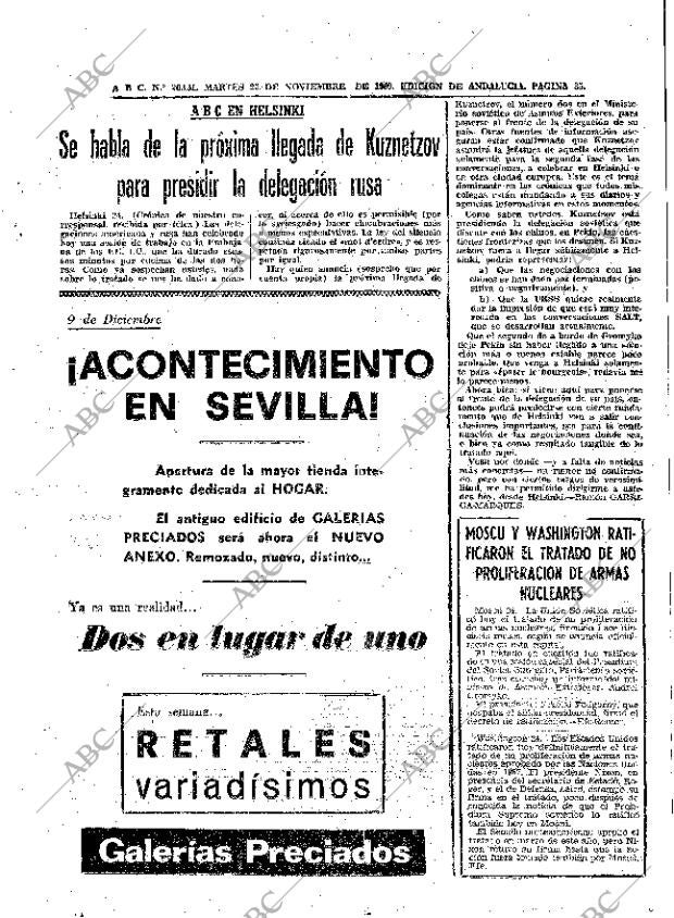 ABC SEVILLA 25-11-1969 página 35