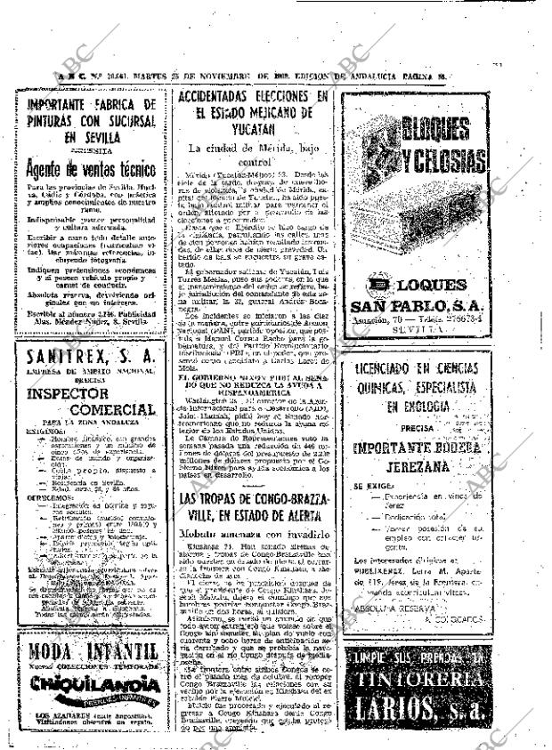 ABC SEVILLA 25-11-1969 página 36