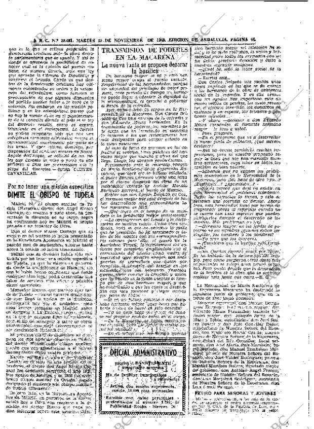 ABC SEVILLA 25-11-1969 página 44