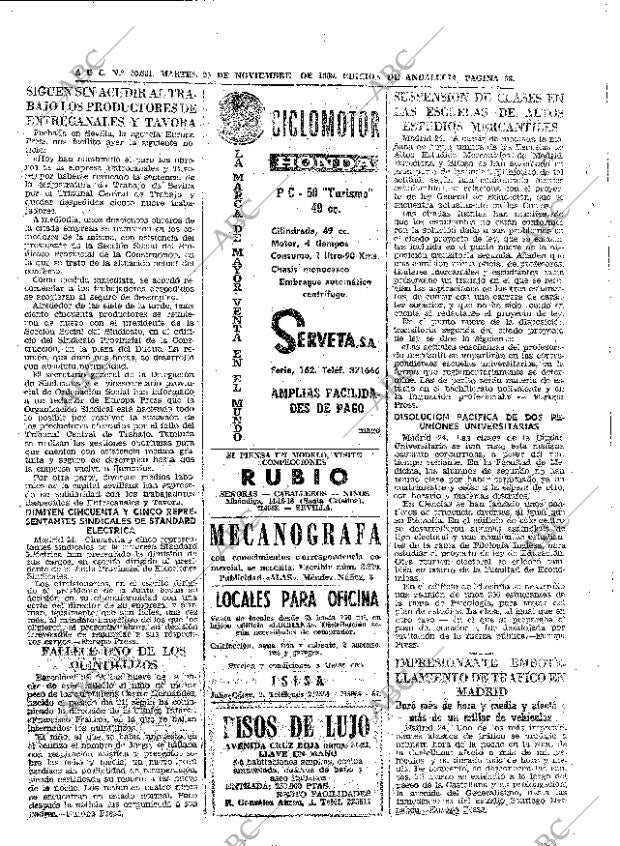 ABC SEVILLA 25-11-1969 página 56
