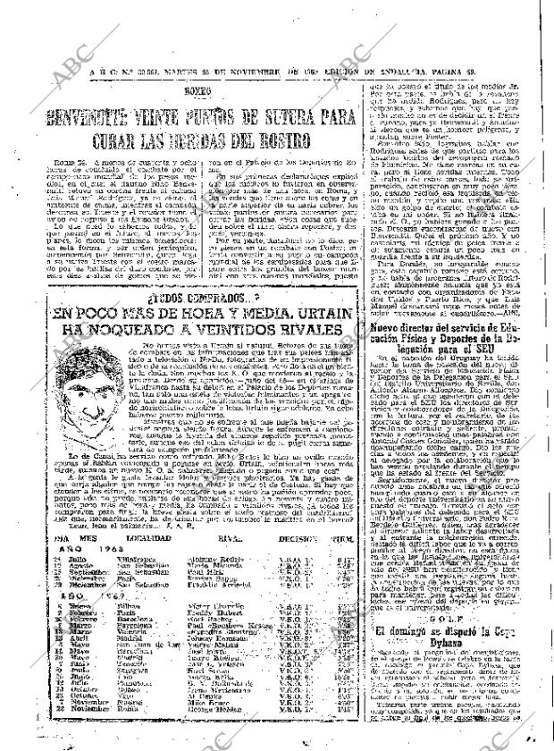 ABC SEVILLA 25-11-1969 página 69
