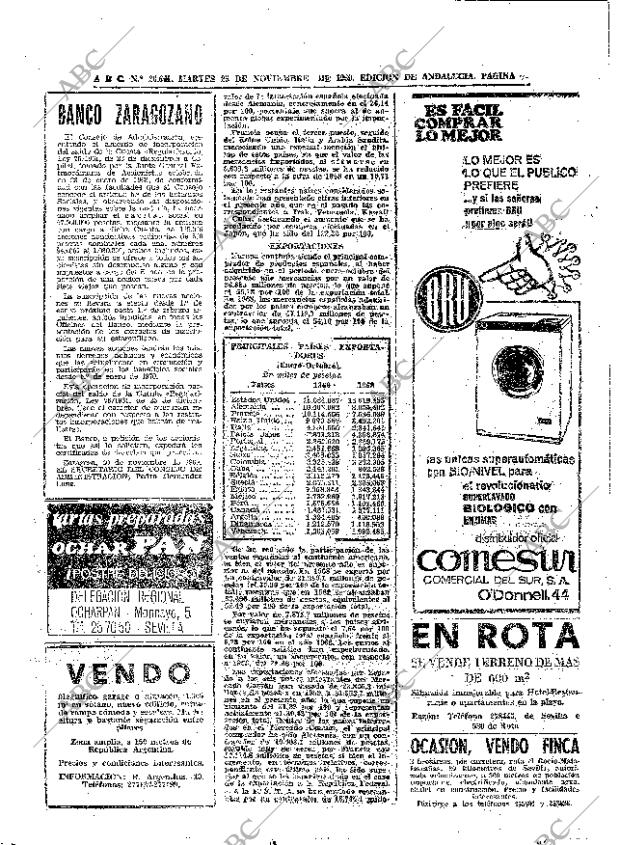 ABC SEVILLA 25-11-1969 página 76