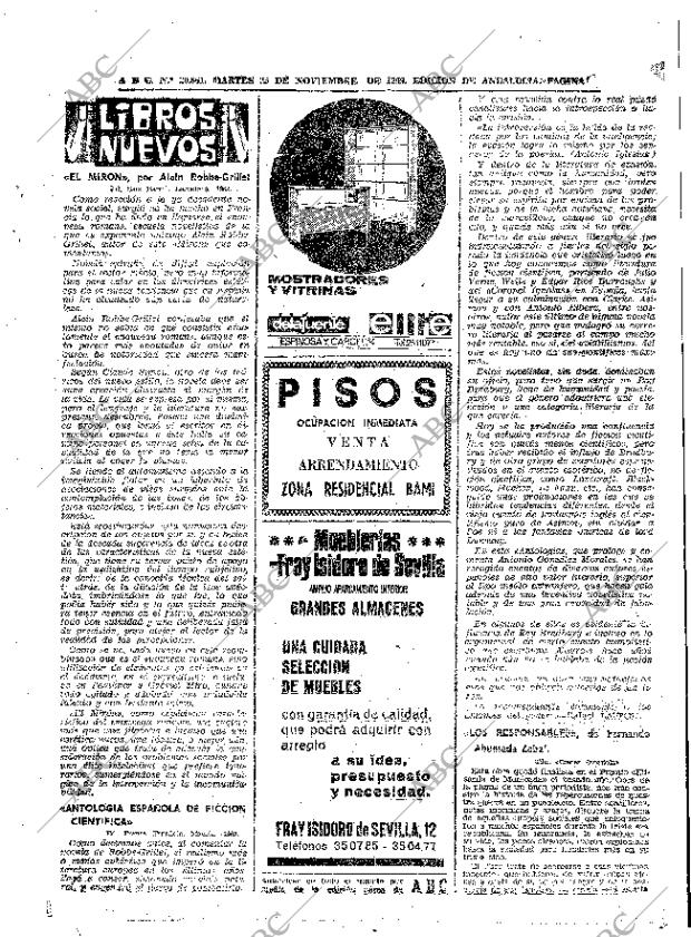 ABC SEVILLA 25-11-1969 página 85
