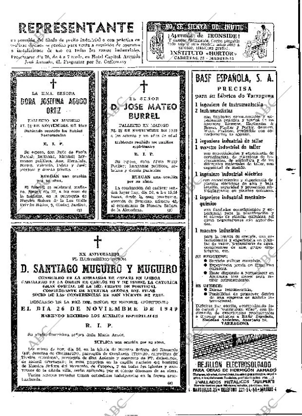 ABC MADRID 26-11-1969 página 119