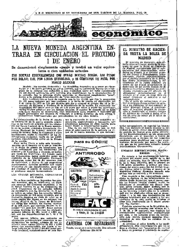 ABC MADRID 26-11-1969 página 69