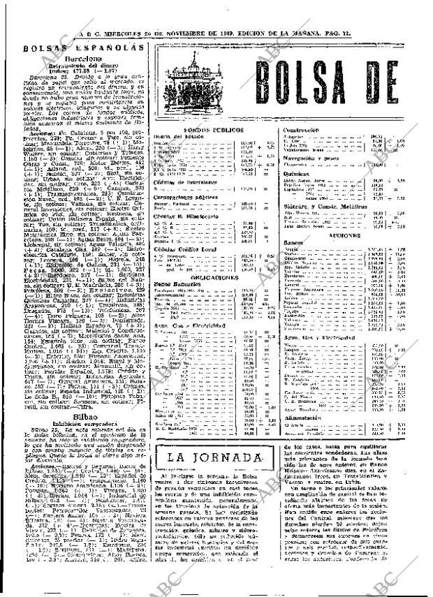 ABC MADRID 26-11-1969 página 72