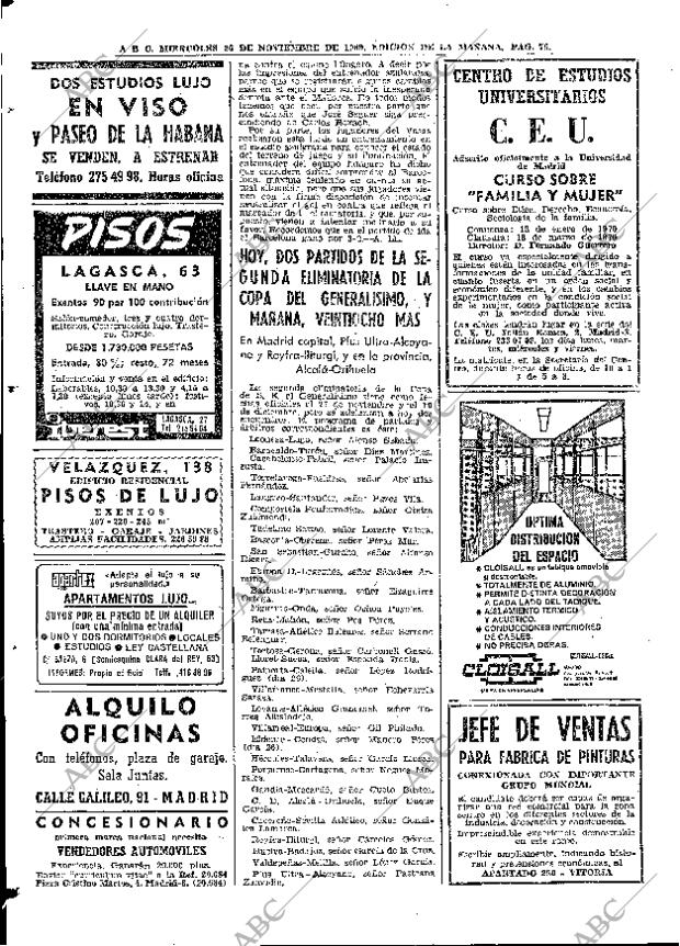 ABC MADRID 26-11-1969 página 76