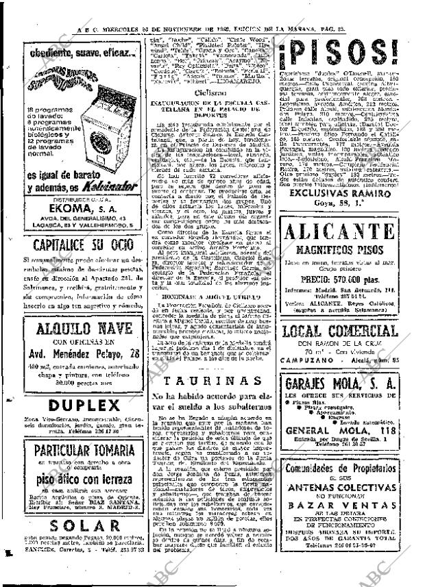 ABC MADRID 26-11-1969 página 82