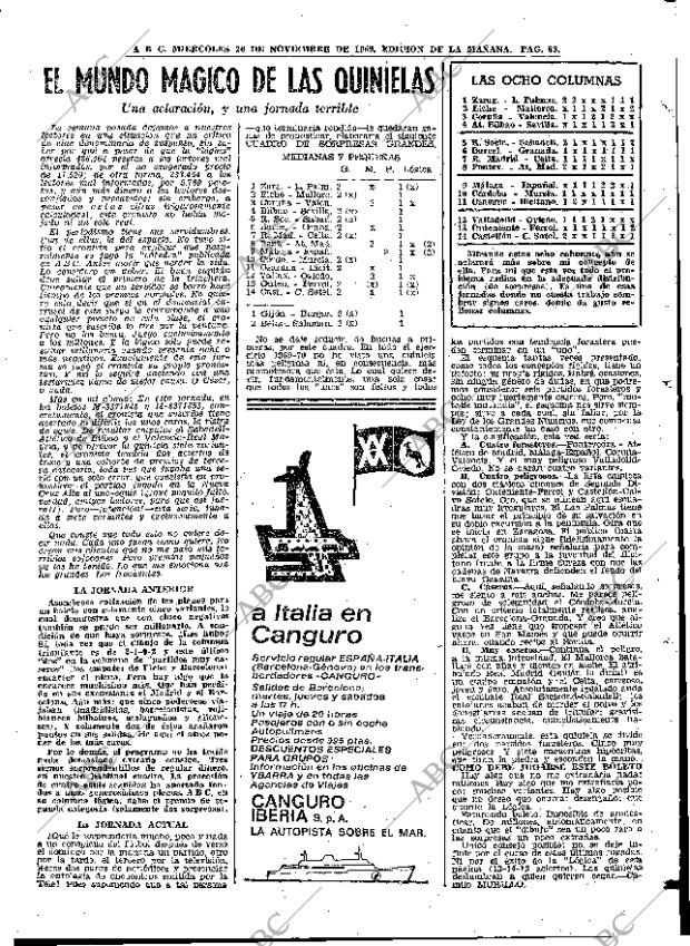 ABC MADRID 26-11-1969 página 83