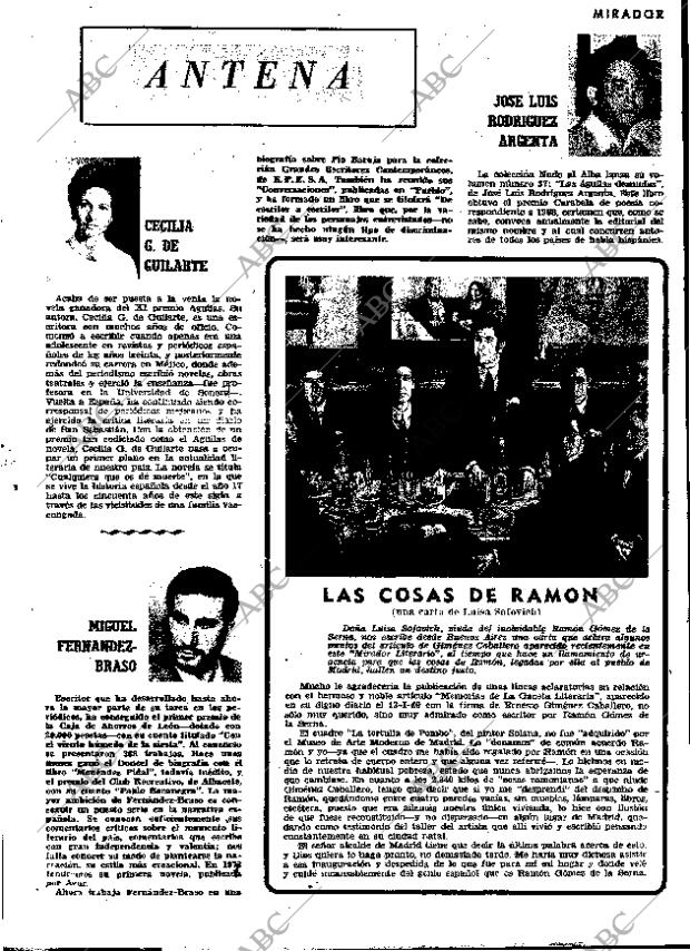 ABC MADRID 27-11-1969 página 143