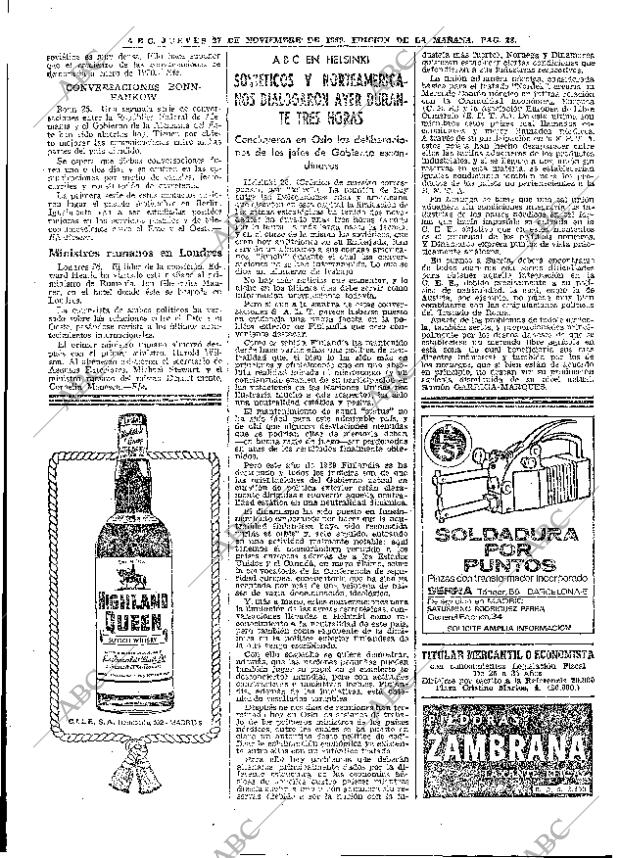 ABC MADRID 27-11-1969 página 28