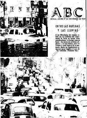 ABC SEVILLA 27-11-1969 página 1